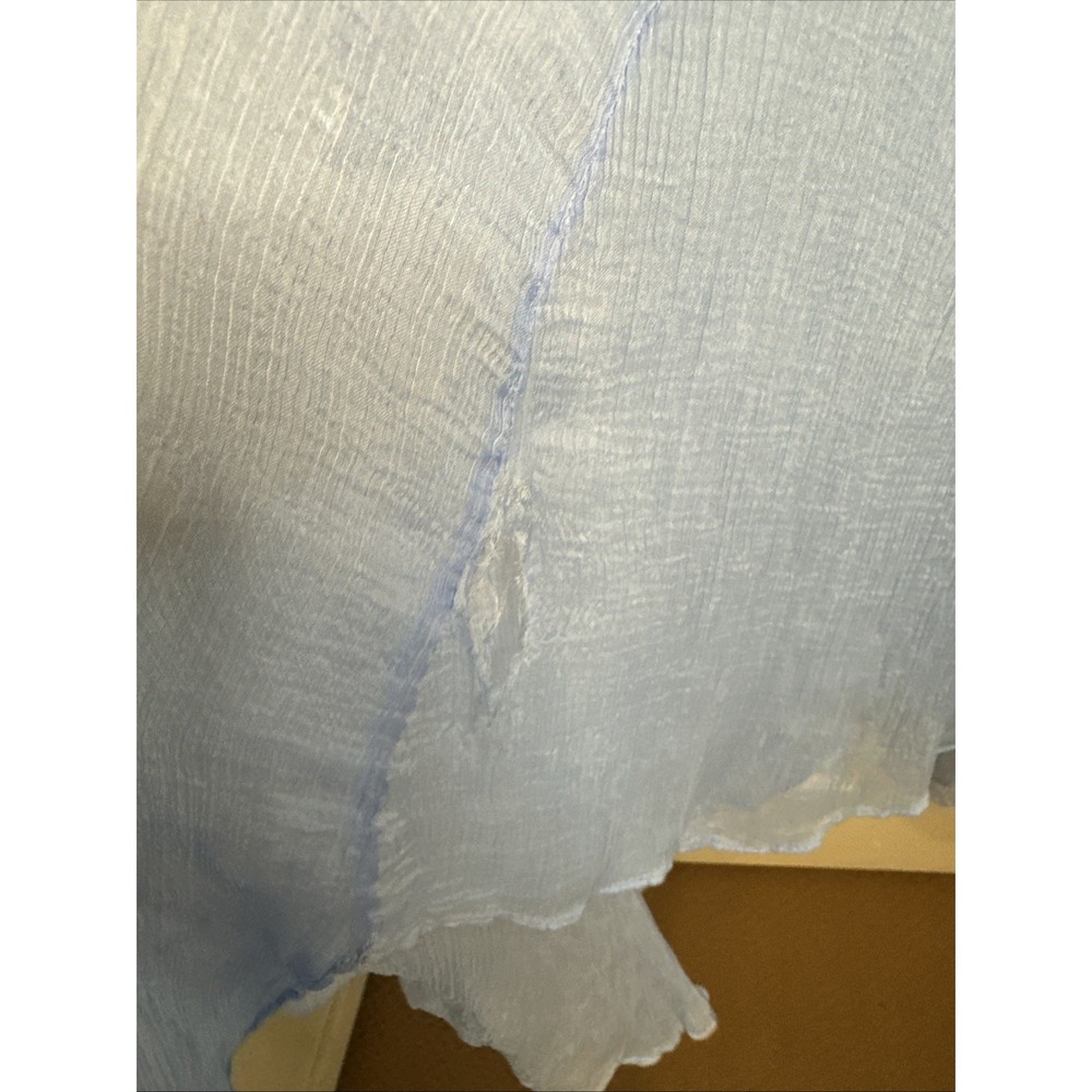 Anthropologie BHLDN Lola Sleeveless Chiffon Ethereal Midi Hankerch Hem Sz XS - Picture 7 of 9